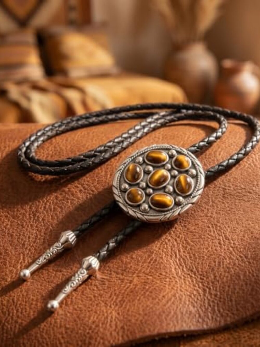 Bolo Tie for Men Women Western cowboy Ties Native American Bolo tie for Men